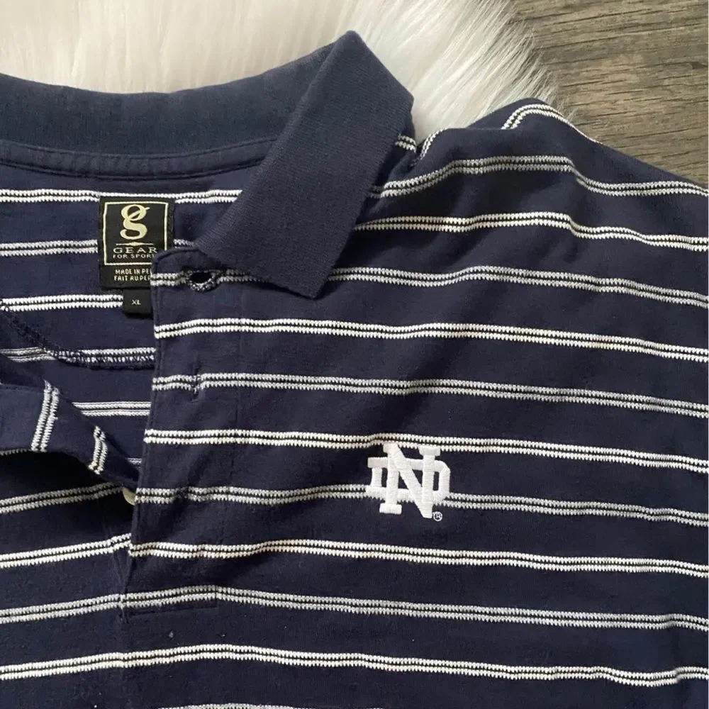 MENS NOTRE DAME POLO SIZE XL